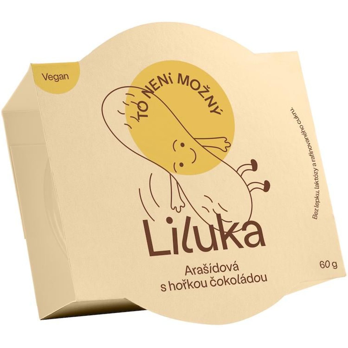 To není možný Liluka arašídová s hořkou čokoládou