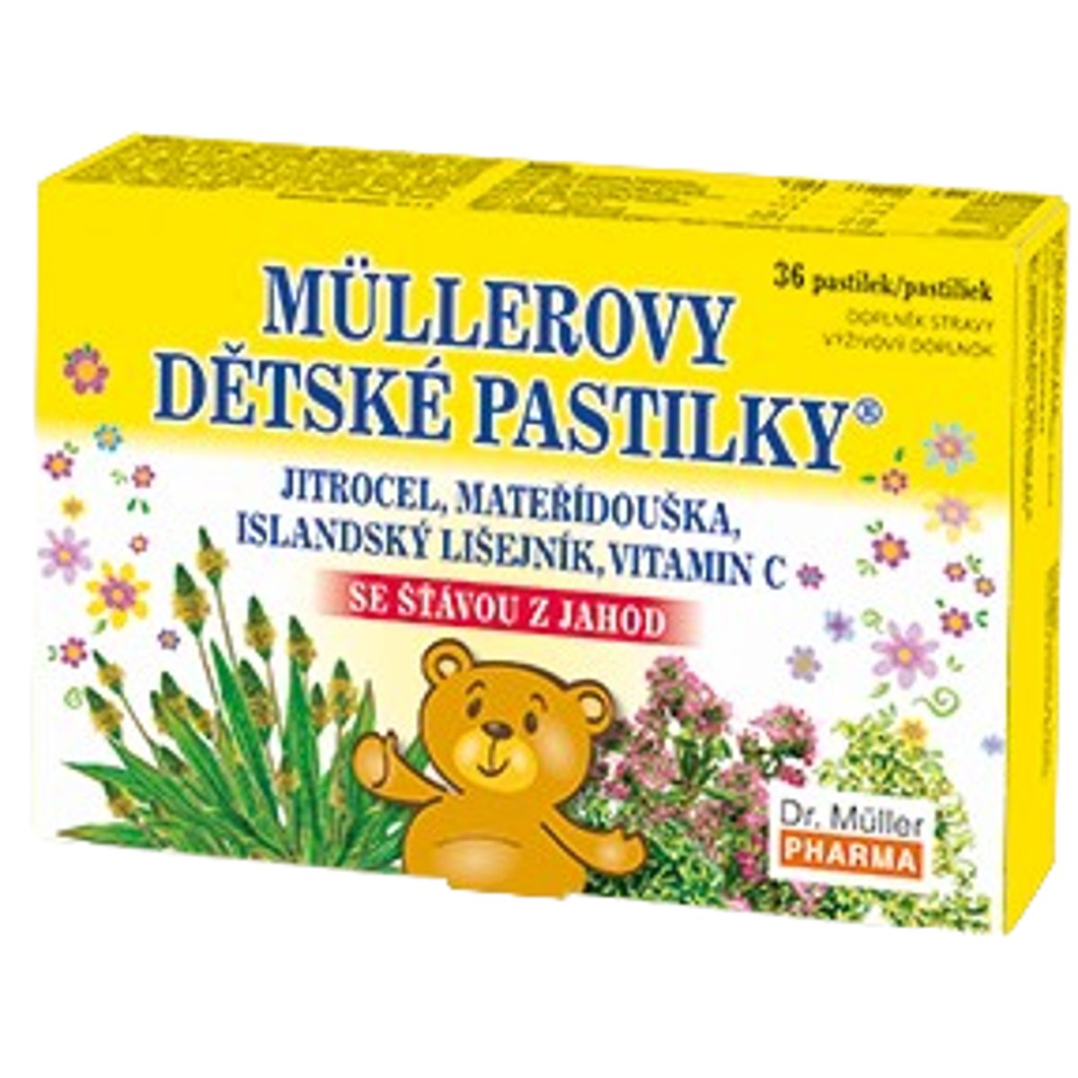 Müllerovy dětské pastilky 36ks