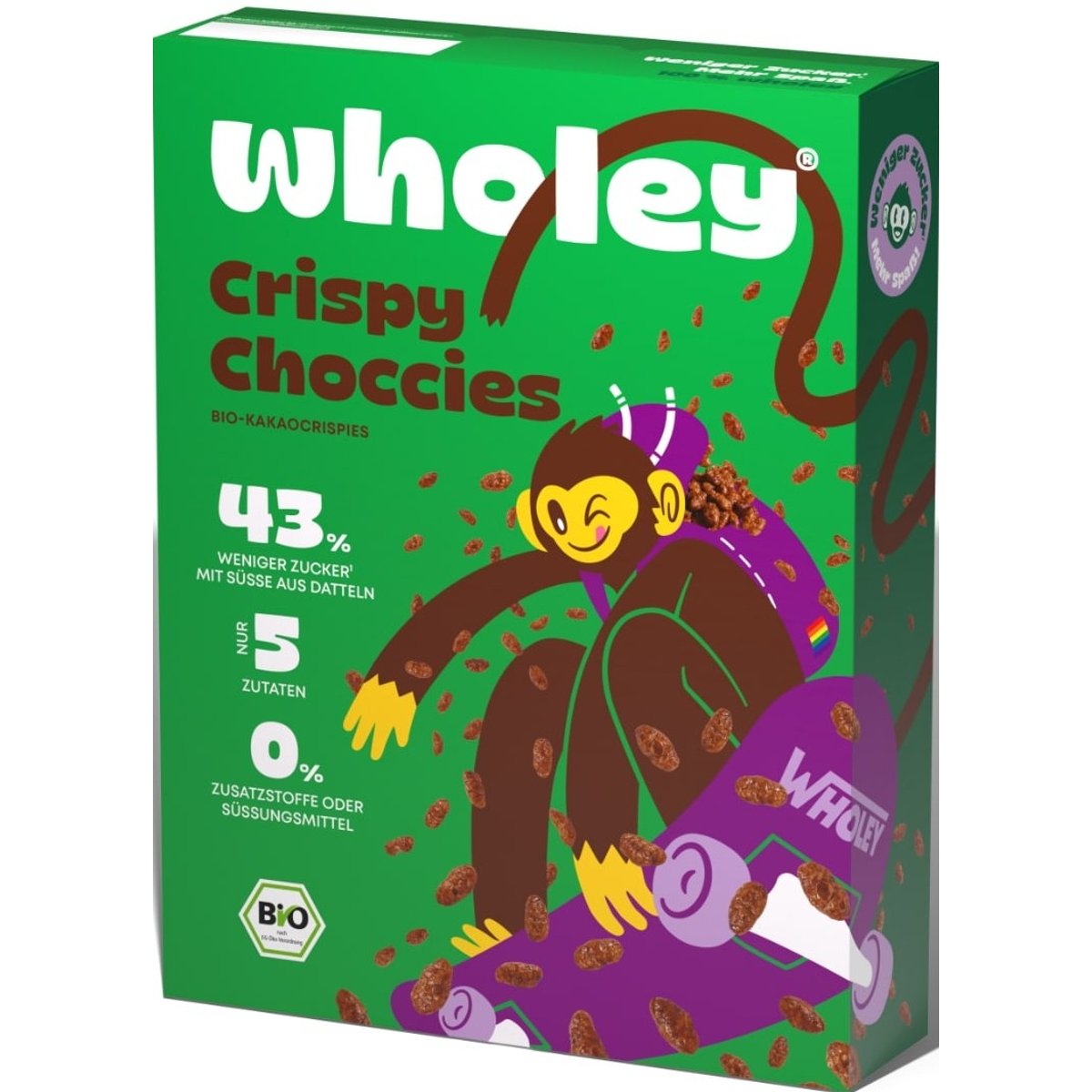 Wholey BIO Crispy Choccies cereálie