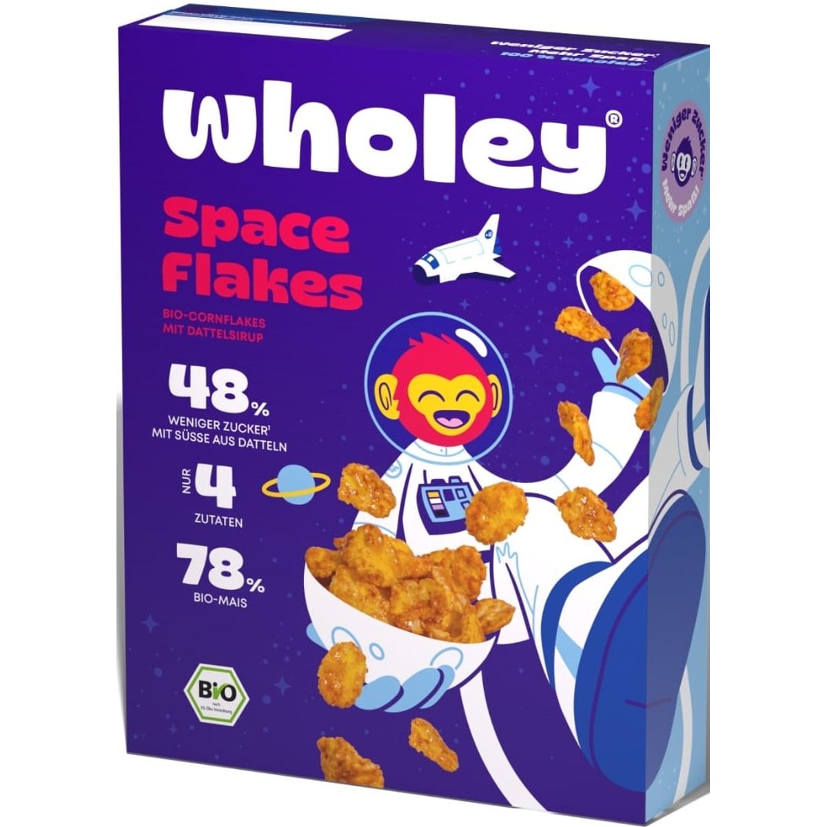 Wholey BIO Space flakes cereálie