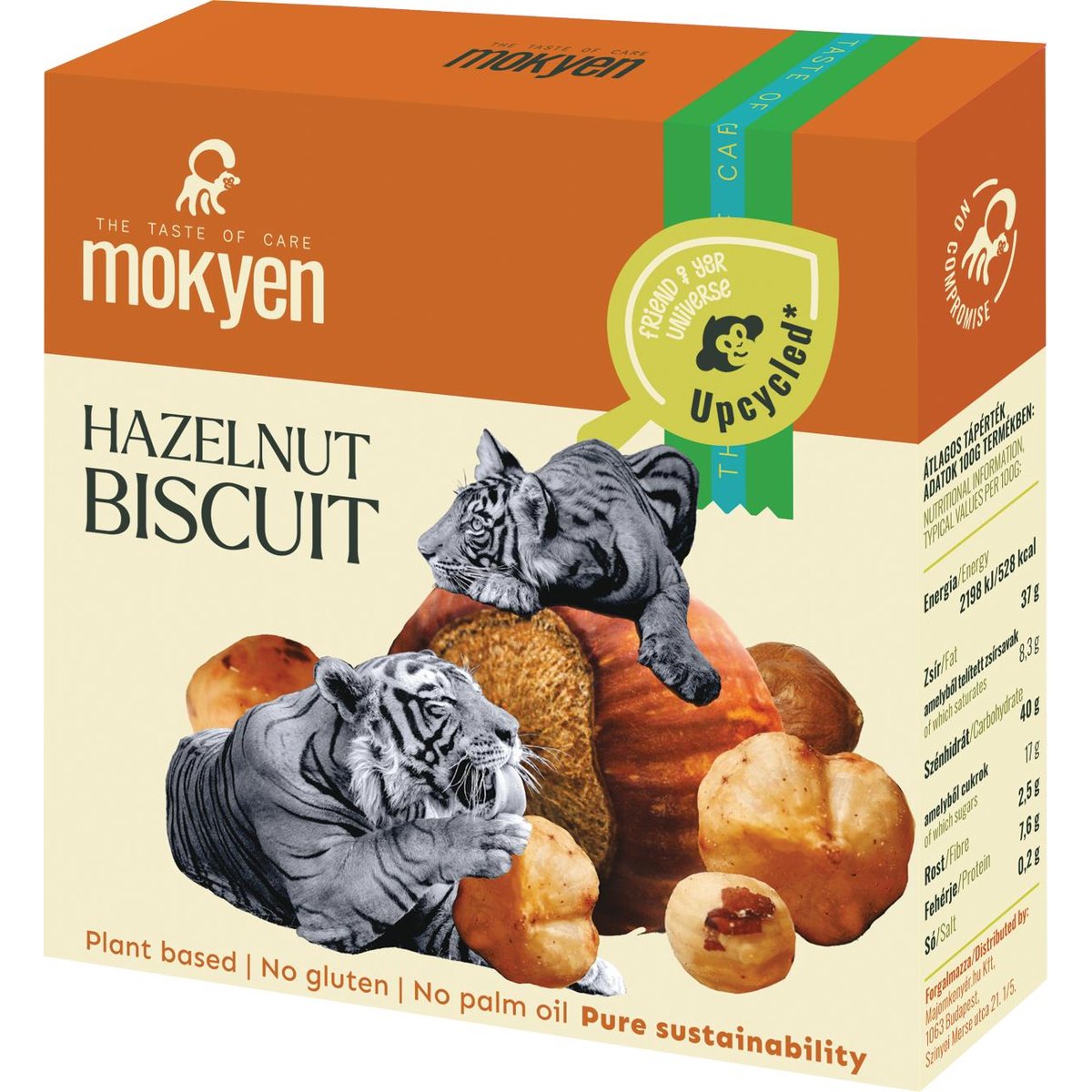 Mokyen Upcycled lískové sušenky