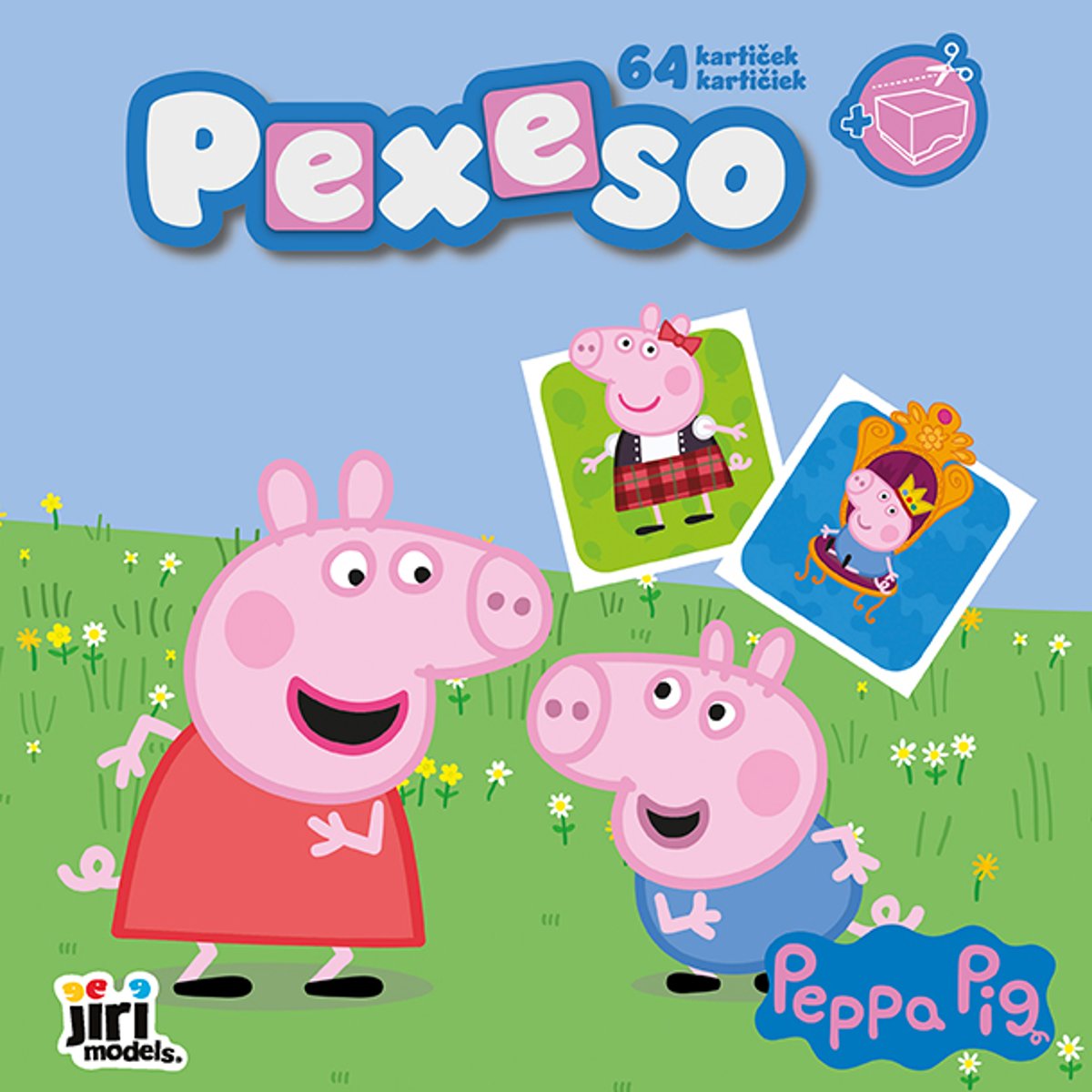 Pexeso v sešitu Prasátko Peppa JIRI MODELS a. s.