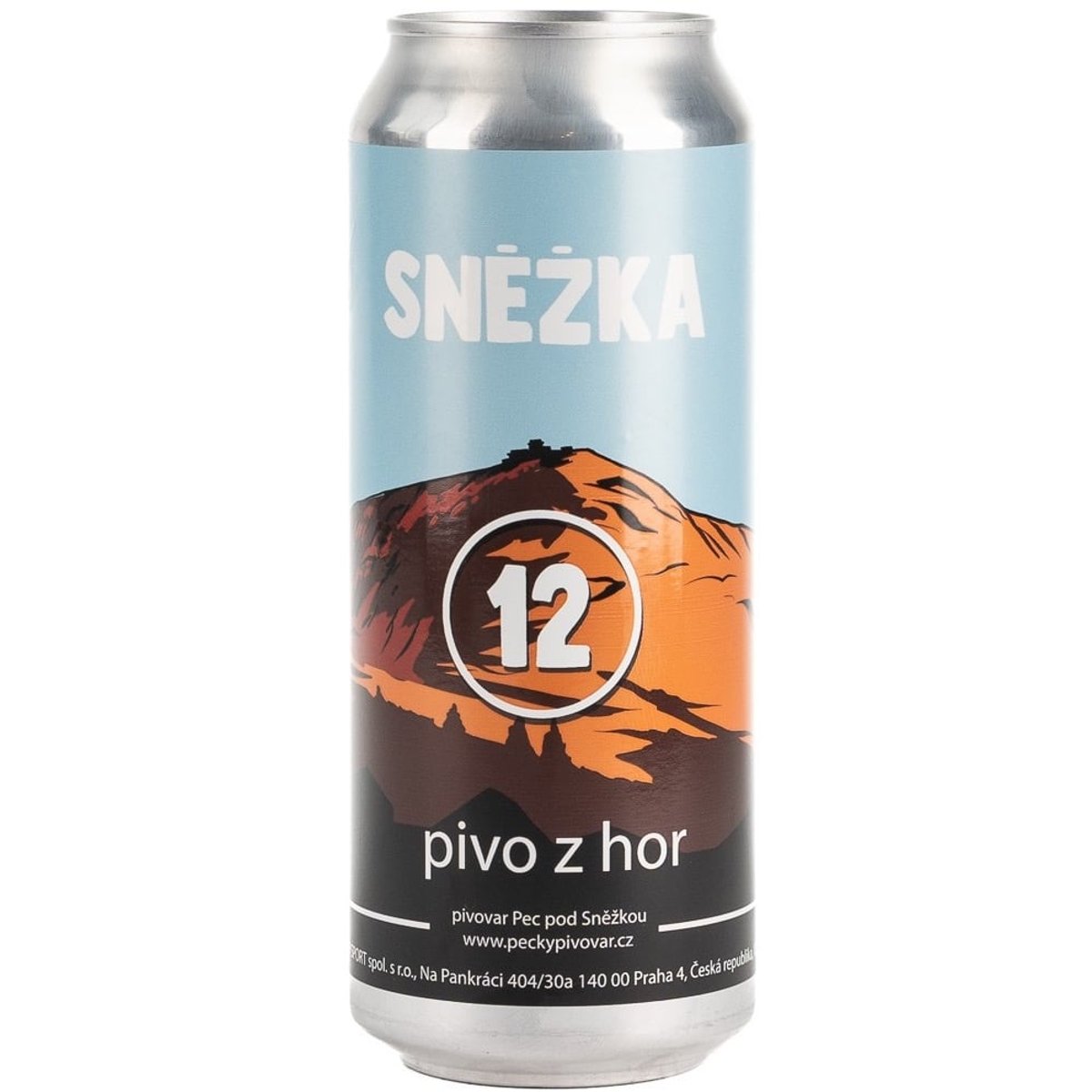 Pivo Sněžka 12° plech