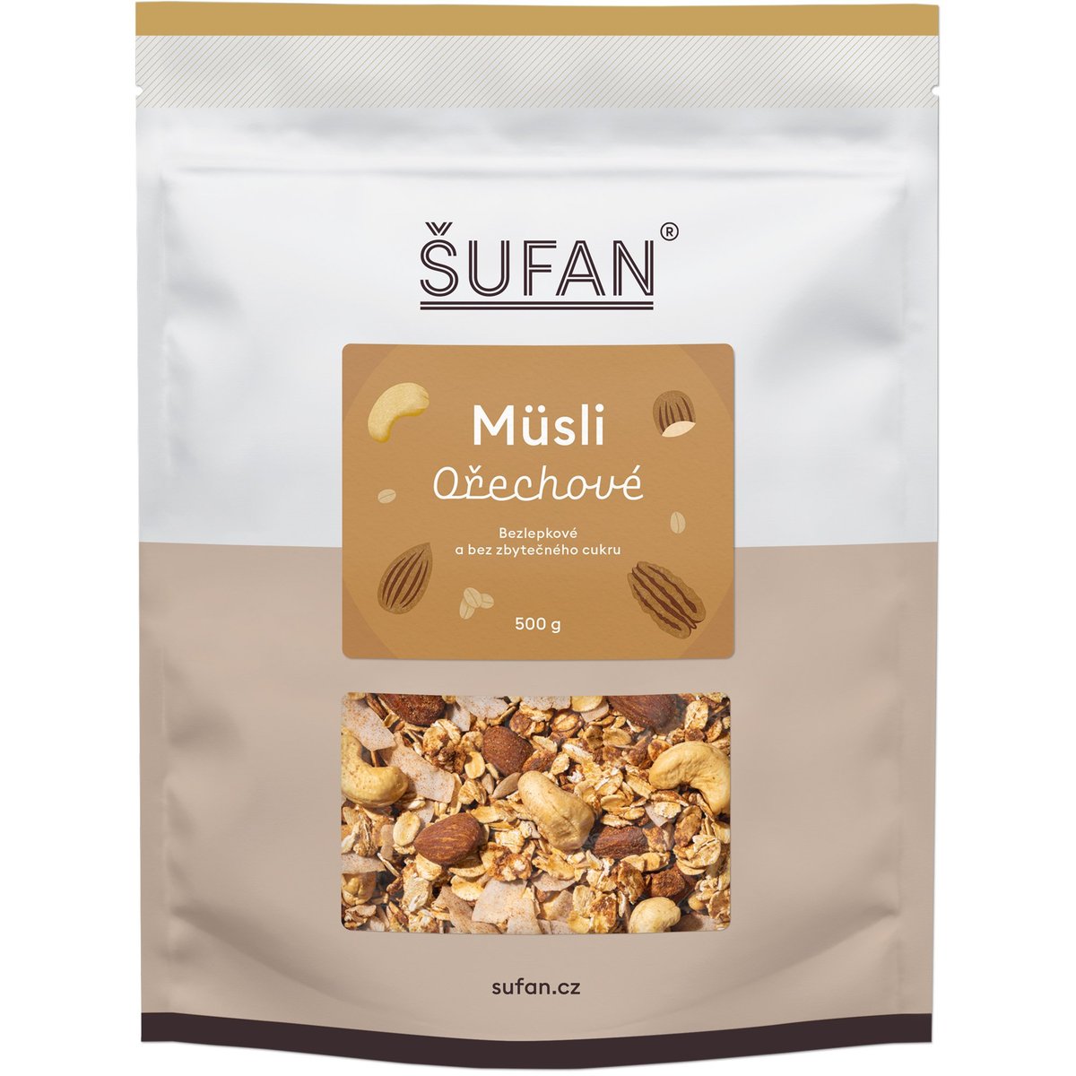 Šufan Müsli 500 g - ořech