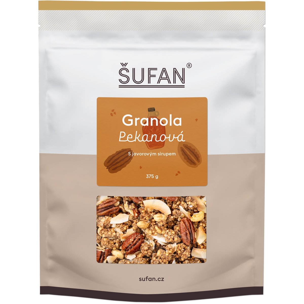 Šufan Granola pekanová s javorovým sirupem
