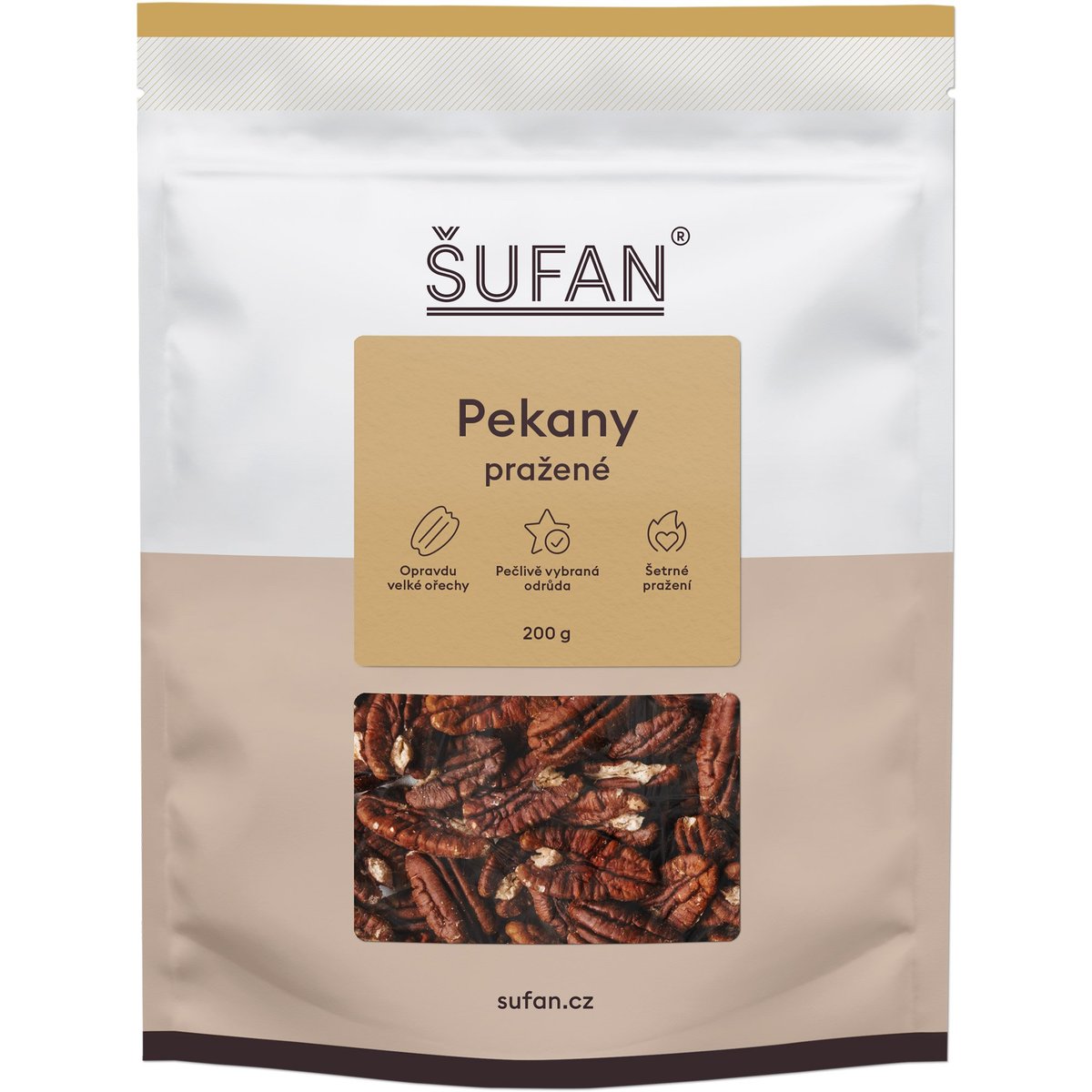 Šufan Pekanové ořechy pražené 200 g
