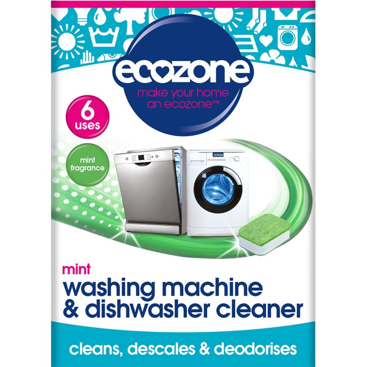Ecozone čistič myček a praček 6ks