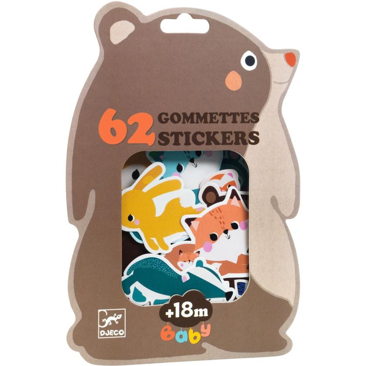 Djeco Moje první samolepky Zvířátka z lesa