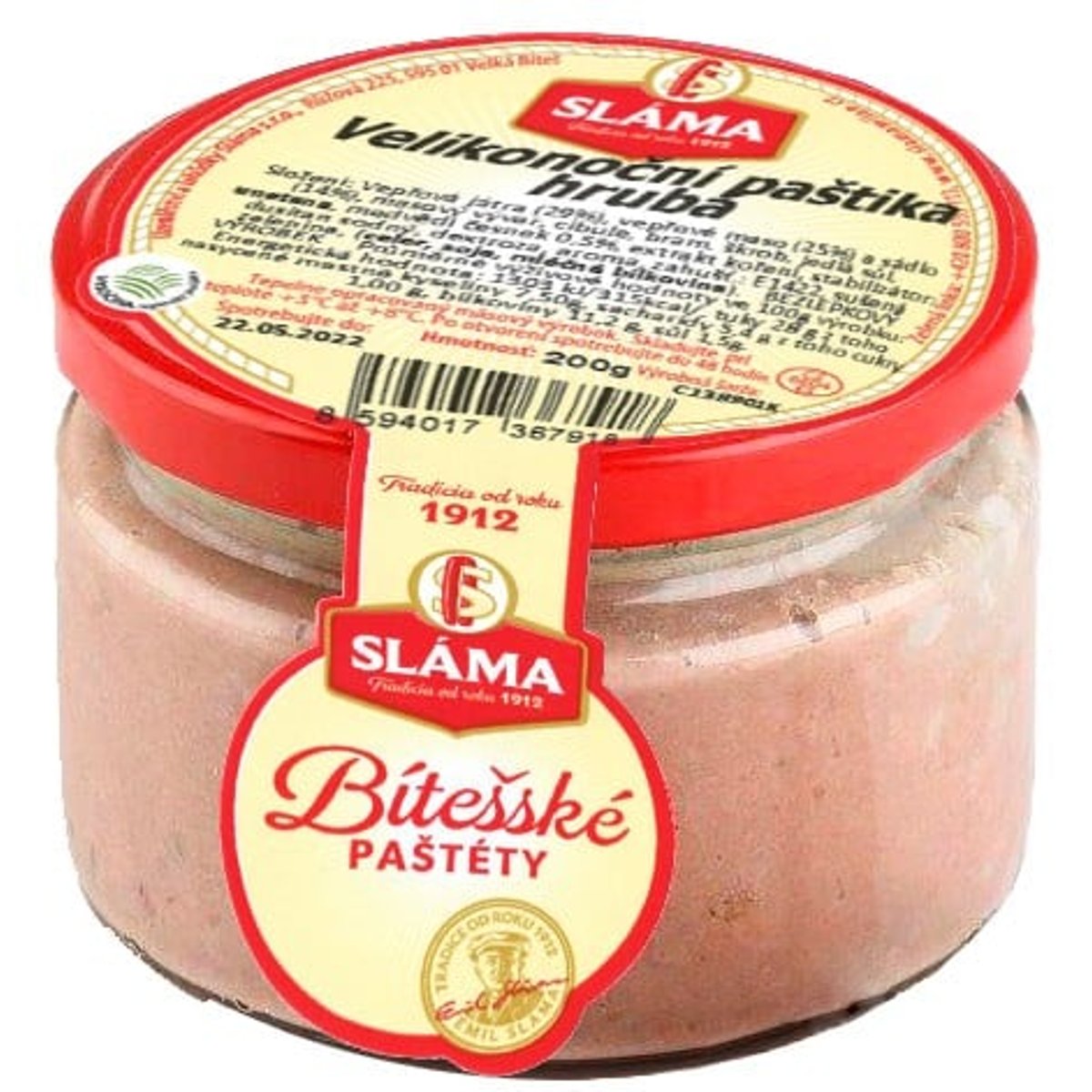 Sláma Velikonoční paštika hrubá