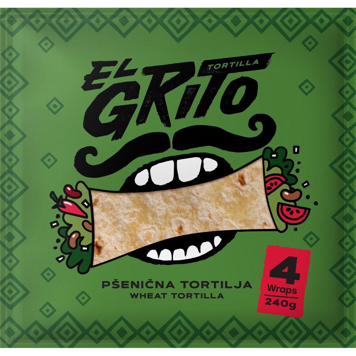 El Grito Tortilla classic 25 cm, 4 ks