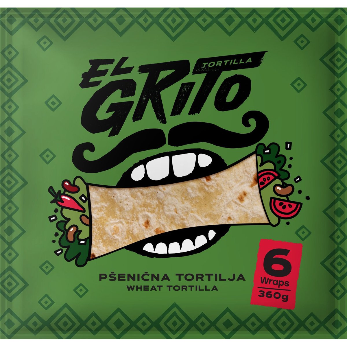 El Grito Tortilla classic 25 cm, 6 ks