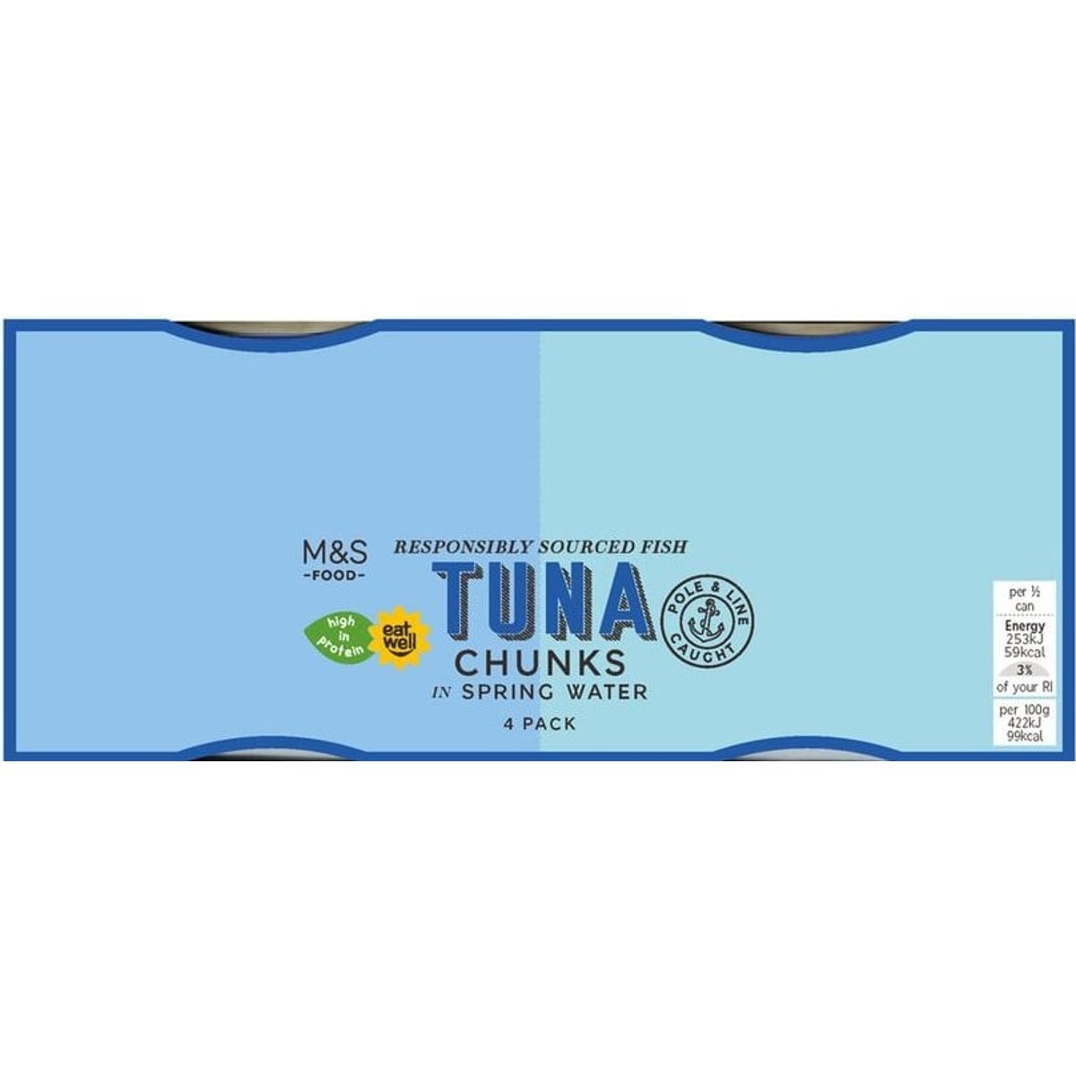 Marks & Spencer Kousky tuňáka pruhovaného v pramenité vodě