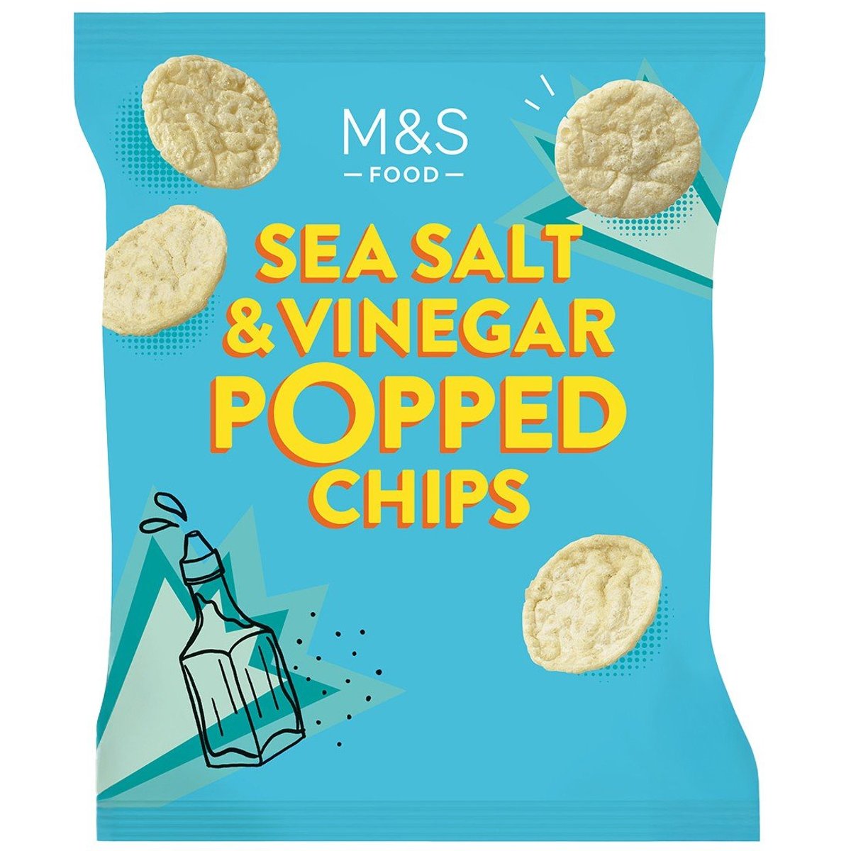 Marks & Spencer Bramborové lupínky s mořskou solí a octem