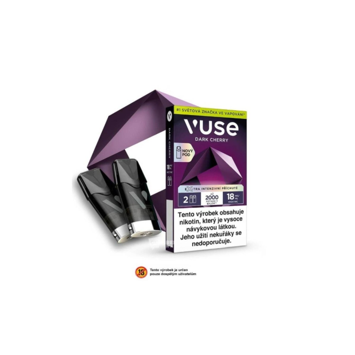 Vuse Pod 1000 2ks Dark Cherry