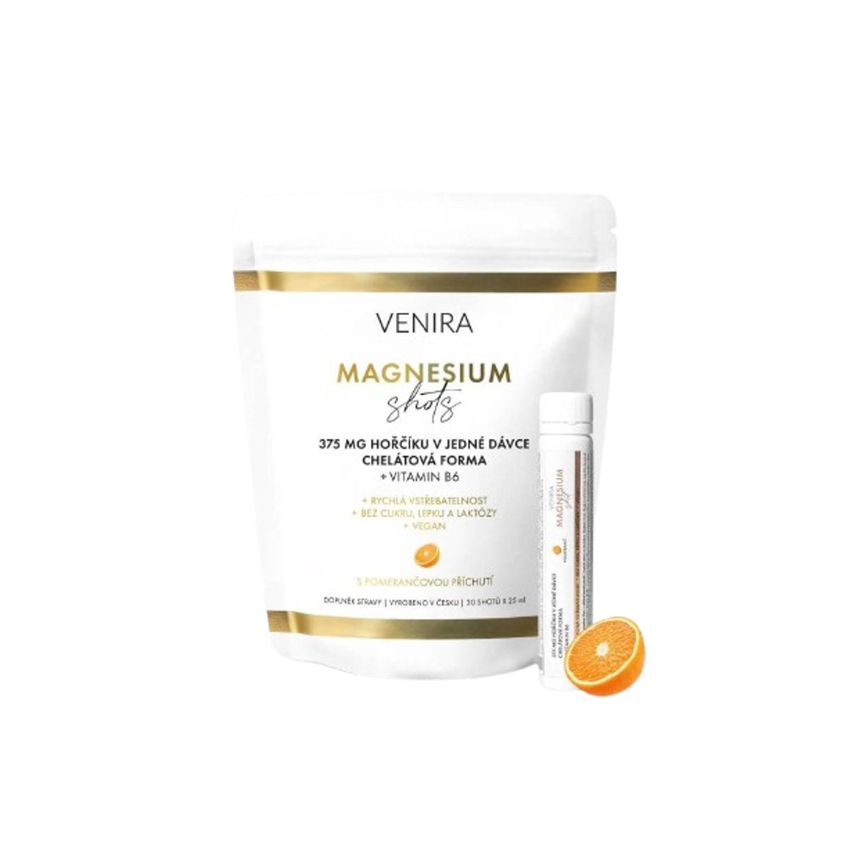 Venira Magnesium shots pomeranč 30x25ml