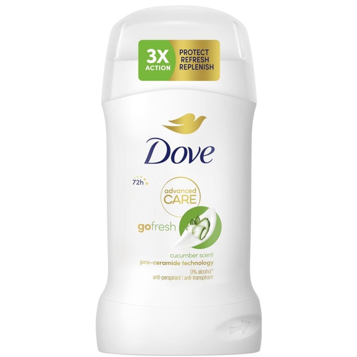 Dove Advanced Care Cucumber tuhý antiperspirant