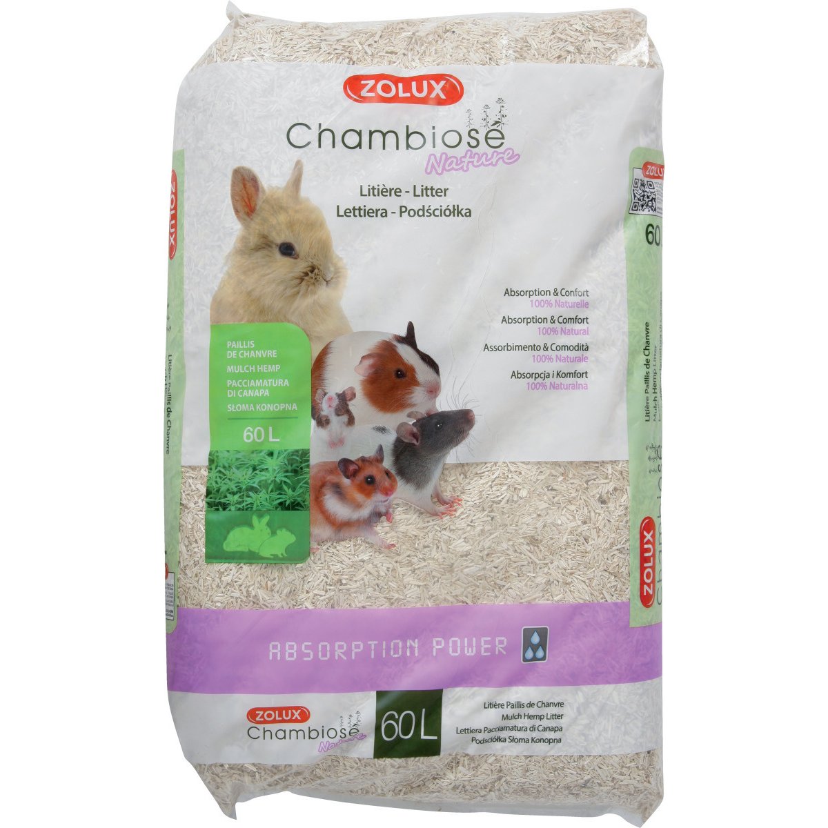 Podestýlka Chambiose Nature 60 l Zolux