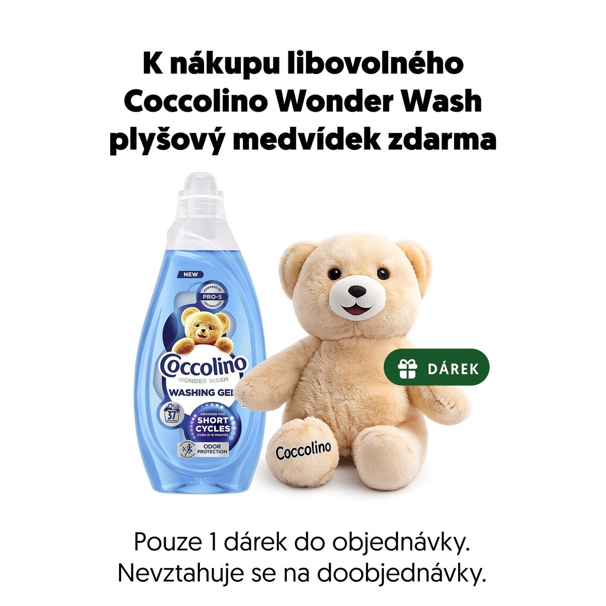 Coccolino Wonder Wash Odour Defy prací gel (1,48 l)