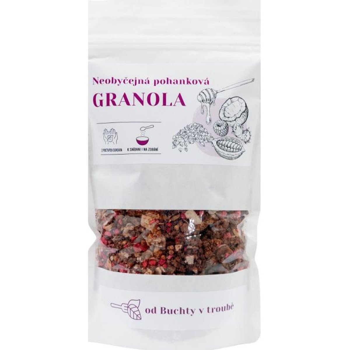 Cukrárna Myšák Neobyčejná pohanková granola od Buchty v troubě