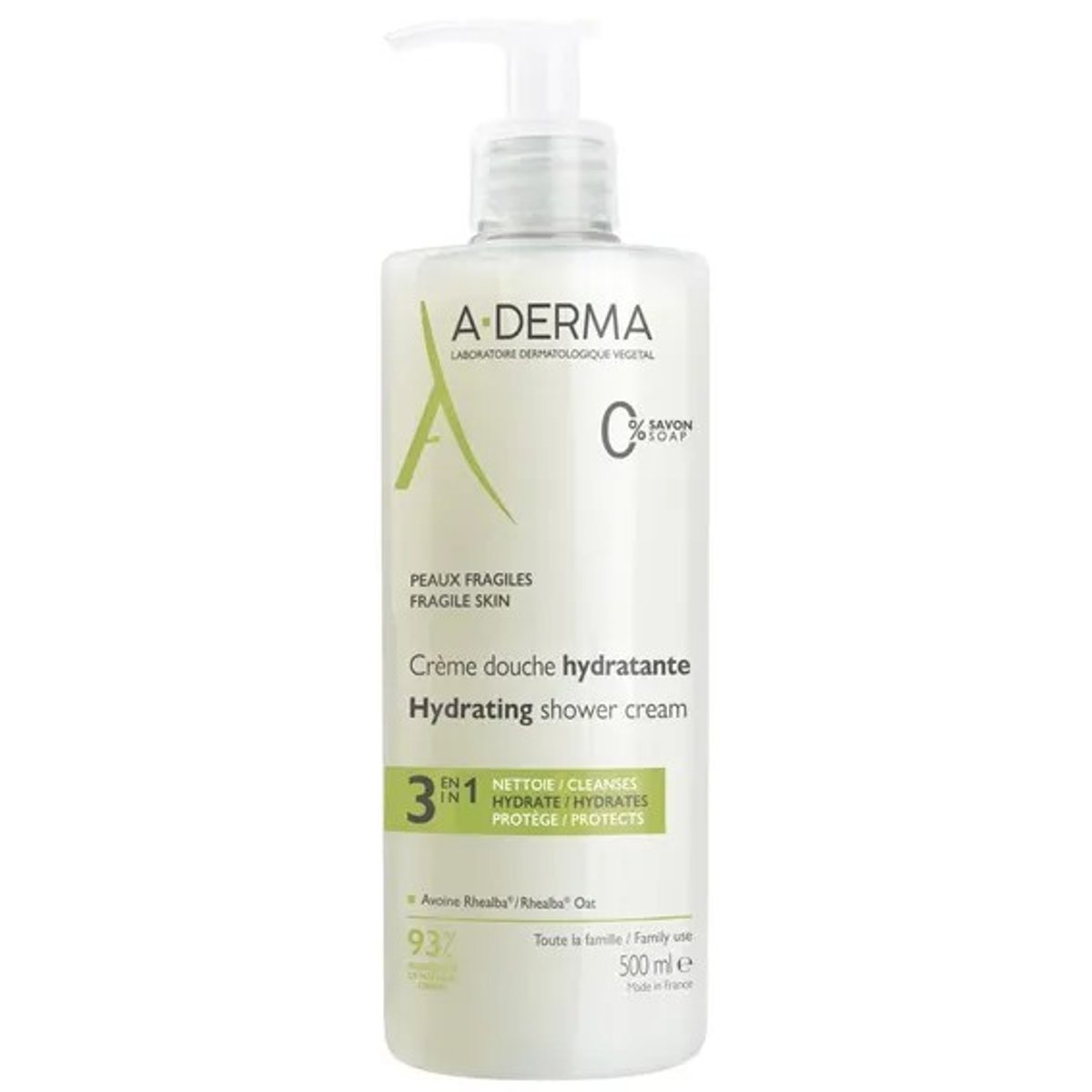 A-DERMA Hydratační sprchový krém 500ml