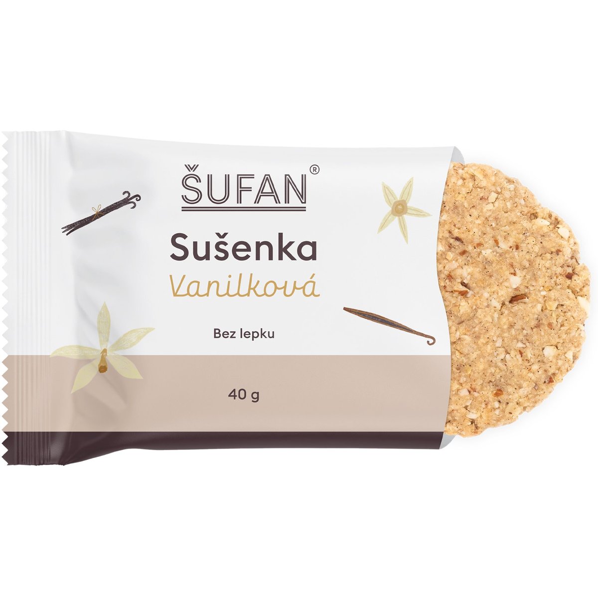 Šufan Sušenka 40 g - vanilka