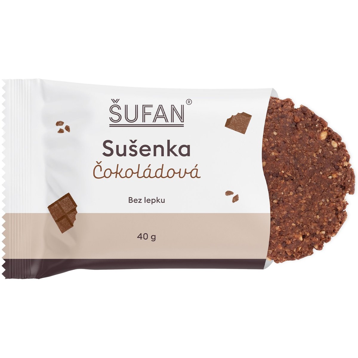 Šufan Sušenka 40 g - čokoláda