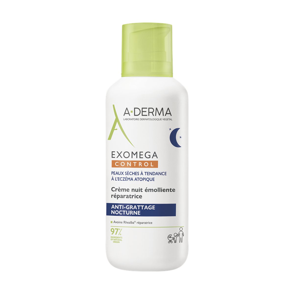 A-DERMA Exomega CONTROL Emolien.noční krém 400ml