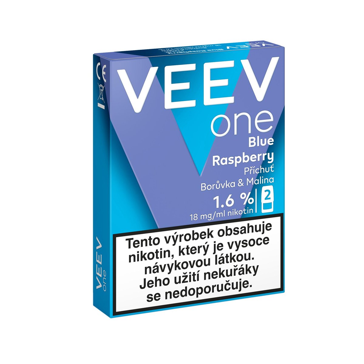 Veev One 1000 Pod 2 ks Blue Raspberry 1.6% MNT