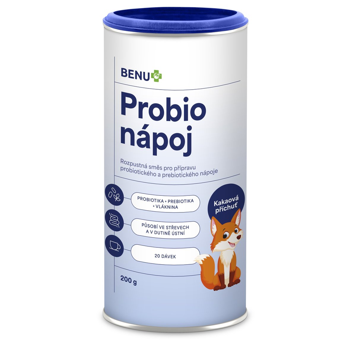 BENU Probio nápoj kakaová příchuť 200g