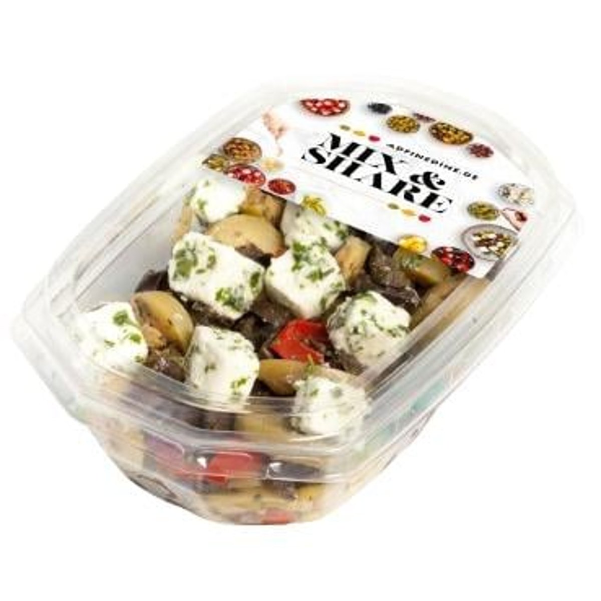 Mix&Share Pikantní marinovaný salát se sýrem feta