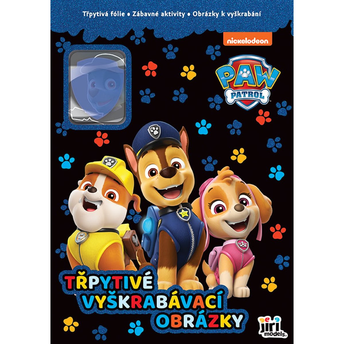 JIRI MODELS Třpytivé vyškrabávací obrázky Tlapková patrola