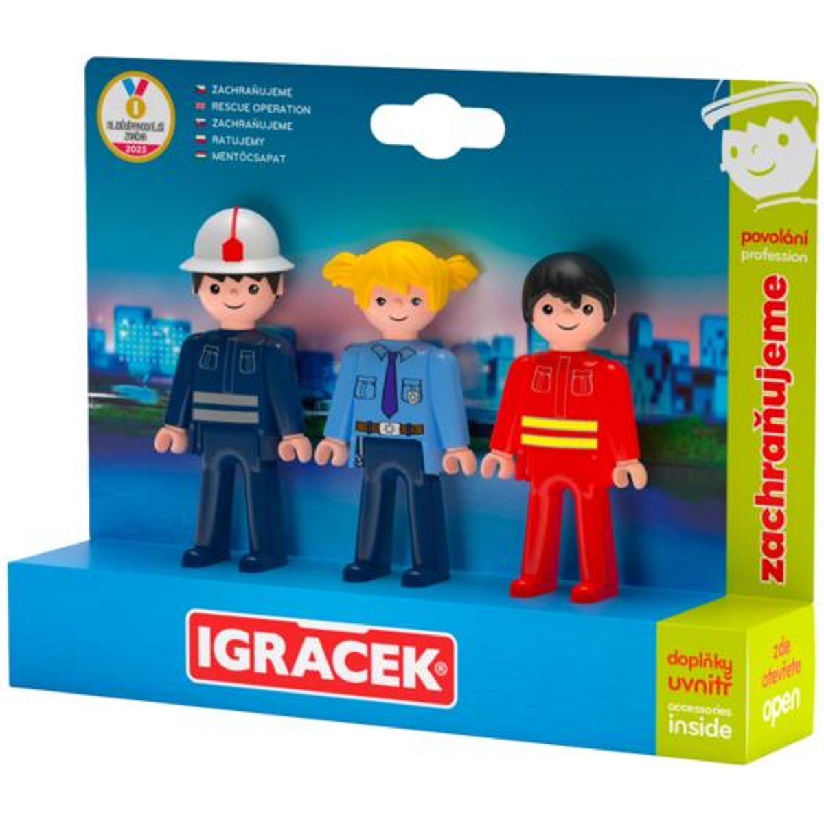 Igráček hasič, policista a záchranář