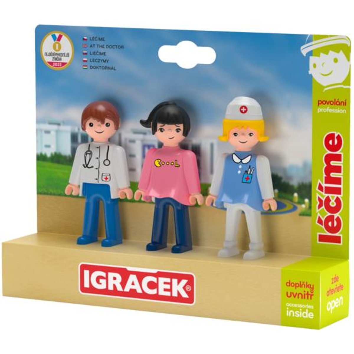 Igráček doktor, sestřička a pacientka