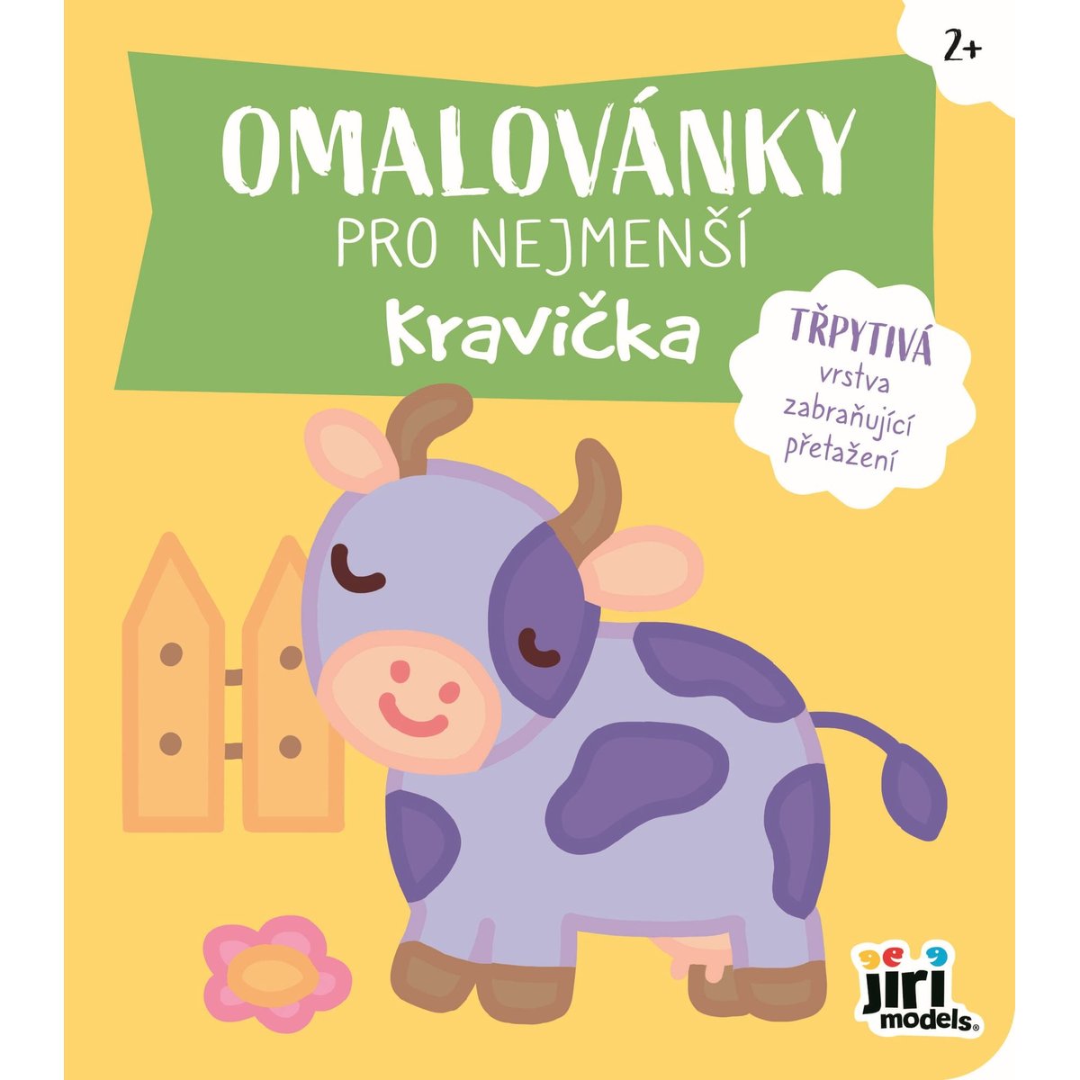 JIRI MODELS Omalovánky pro nejmenší Kravička