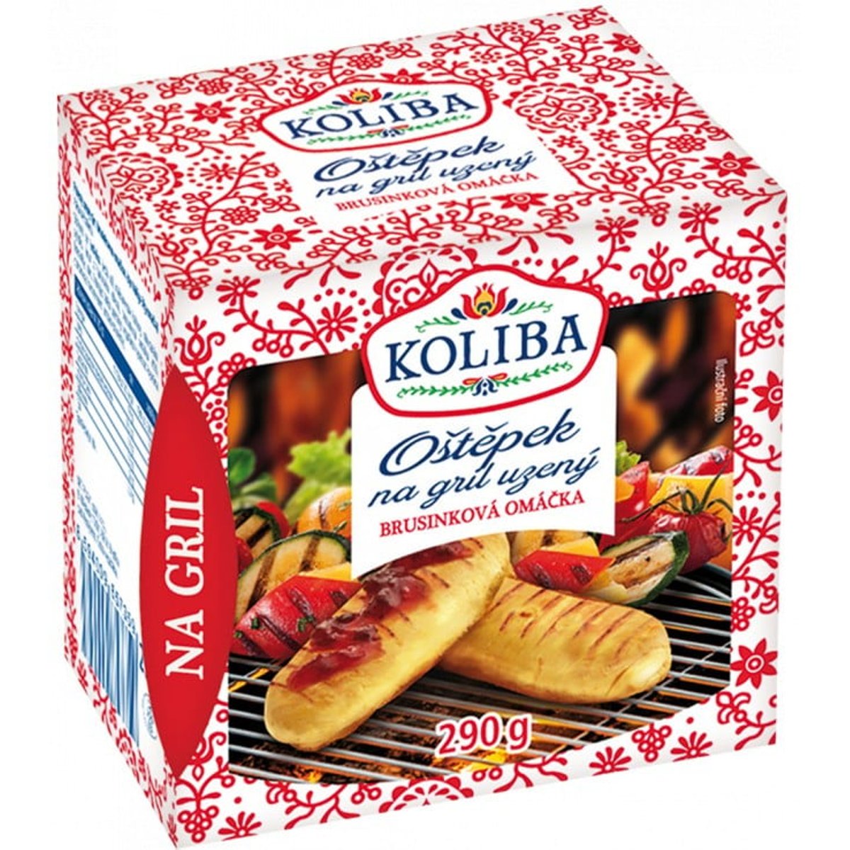 Koliba Oštěpky na gril (4×60 g) s brusinkovou omáčkou