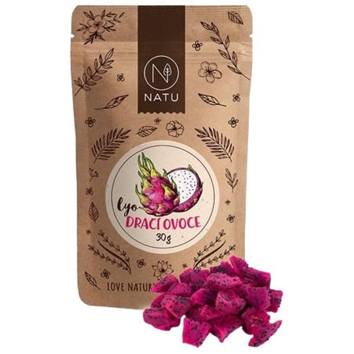Natu Lyofilizované dračí ovoce