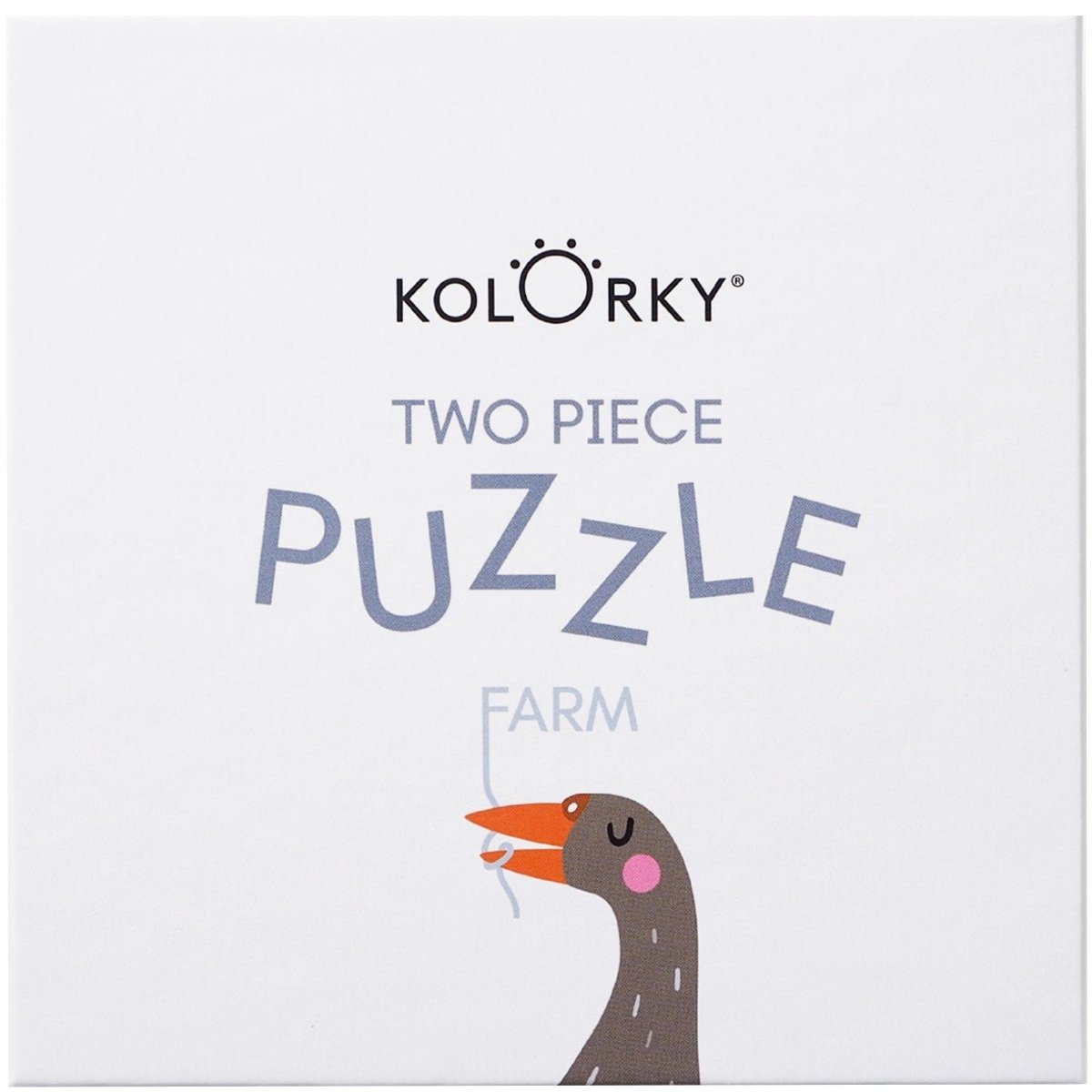 Kolorky Puzzle Two Piece Farm puzzle 10 ks