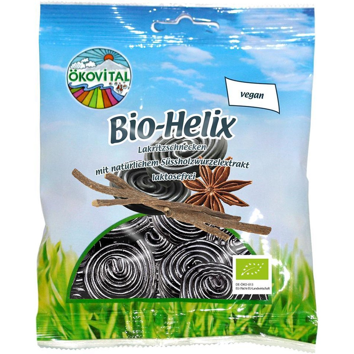 Ökovital BIO Bonbony lékořicoví šneci