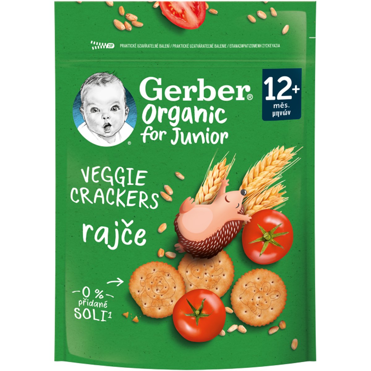Gerber Organic BIO Krekry s rajčaty