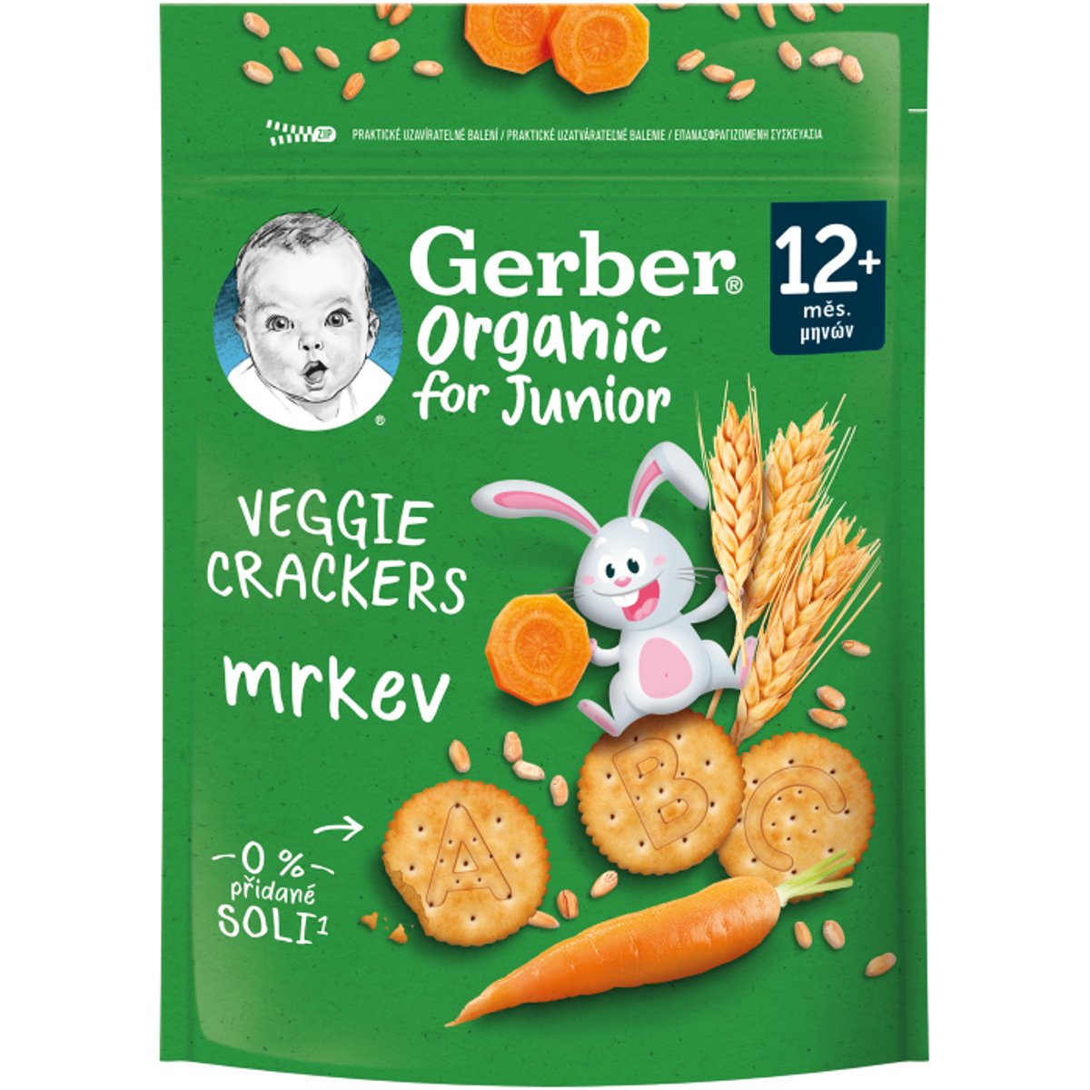 Gerber Organic BIO Krekry s mrkví