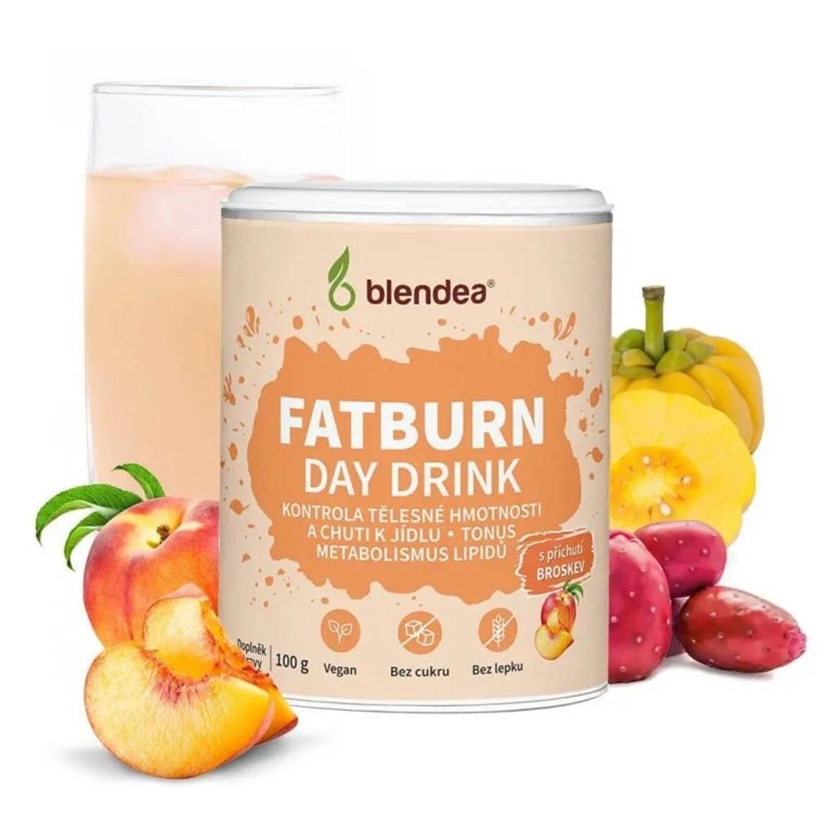 Blendea Fatburn Day Drink broskev 100g