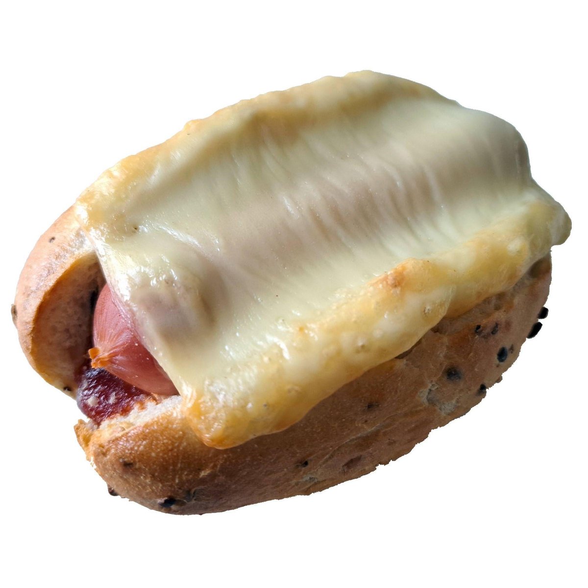 Melites Cereální bageta s párkem, sýrem a kečupem