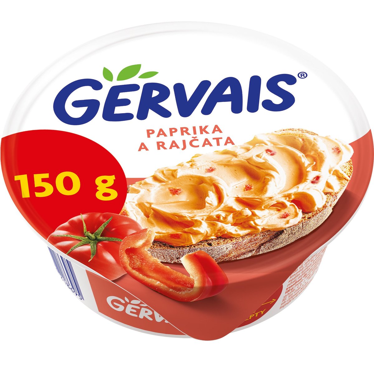 Gervais s paprikou a rajčaty XL