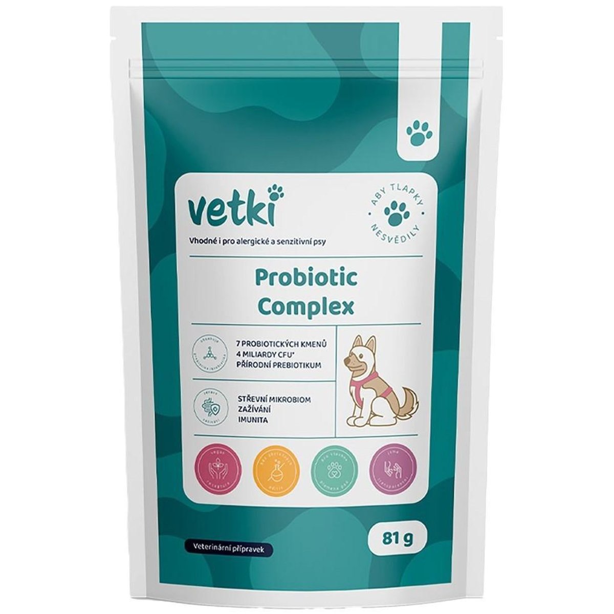 Vetki Probiotika a přírodní prebiotika pro psy
