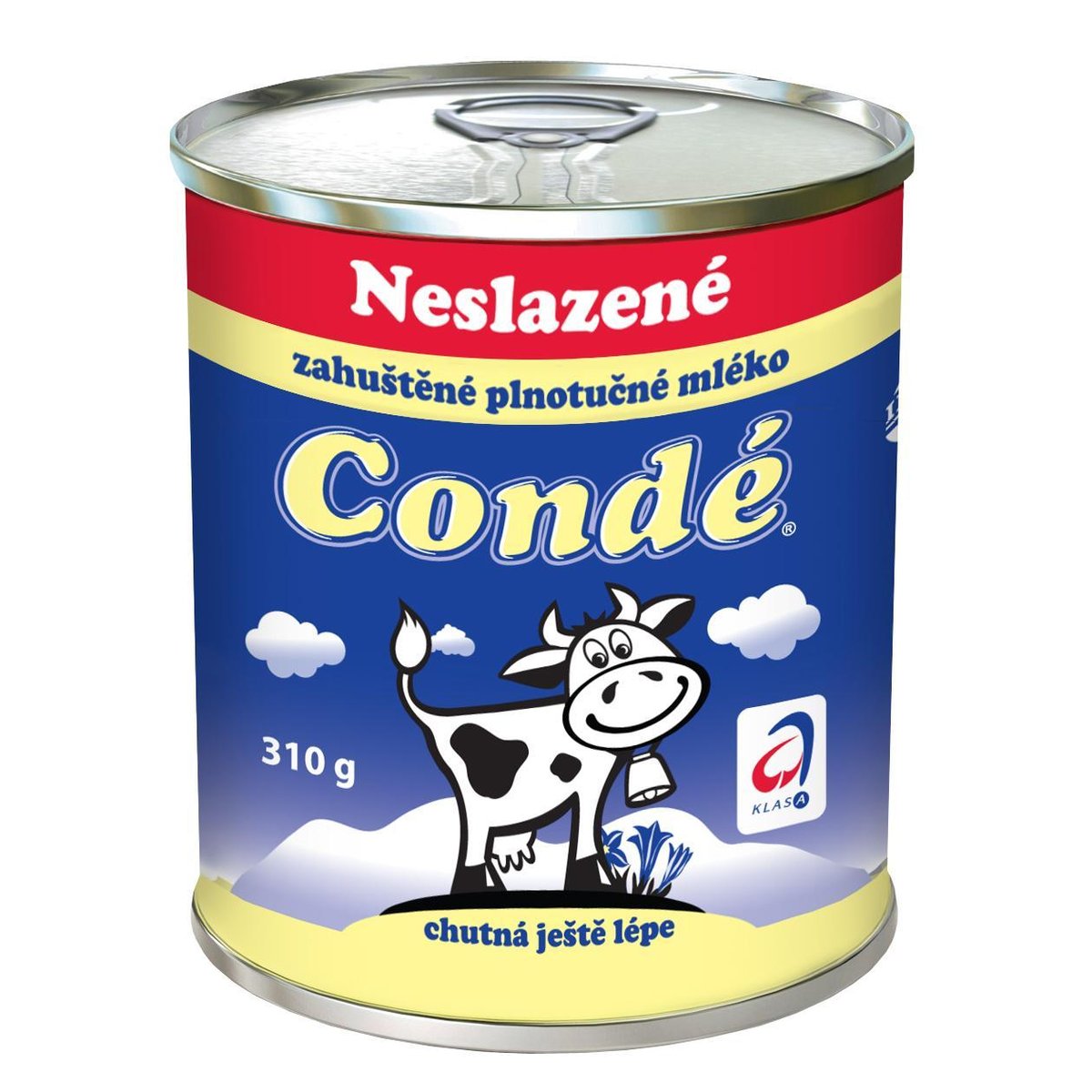 BOHEMILK Zahuštěné mléko Condé - neslazené, 8 % plech, 310 g