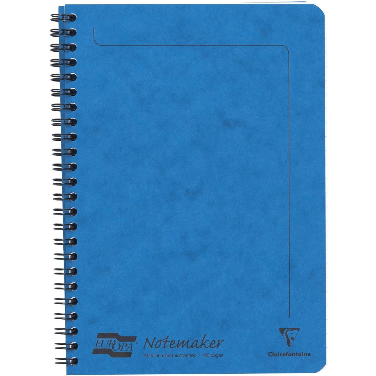 Clairefontaine Europa modrý zápisník A5 linkovaný, 60 listů
