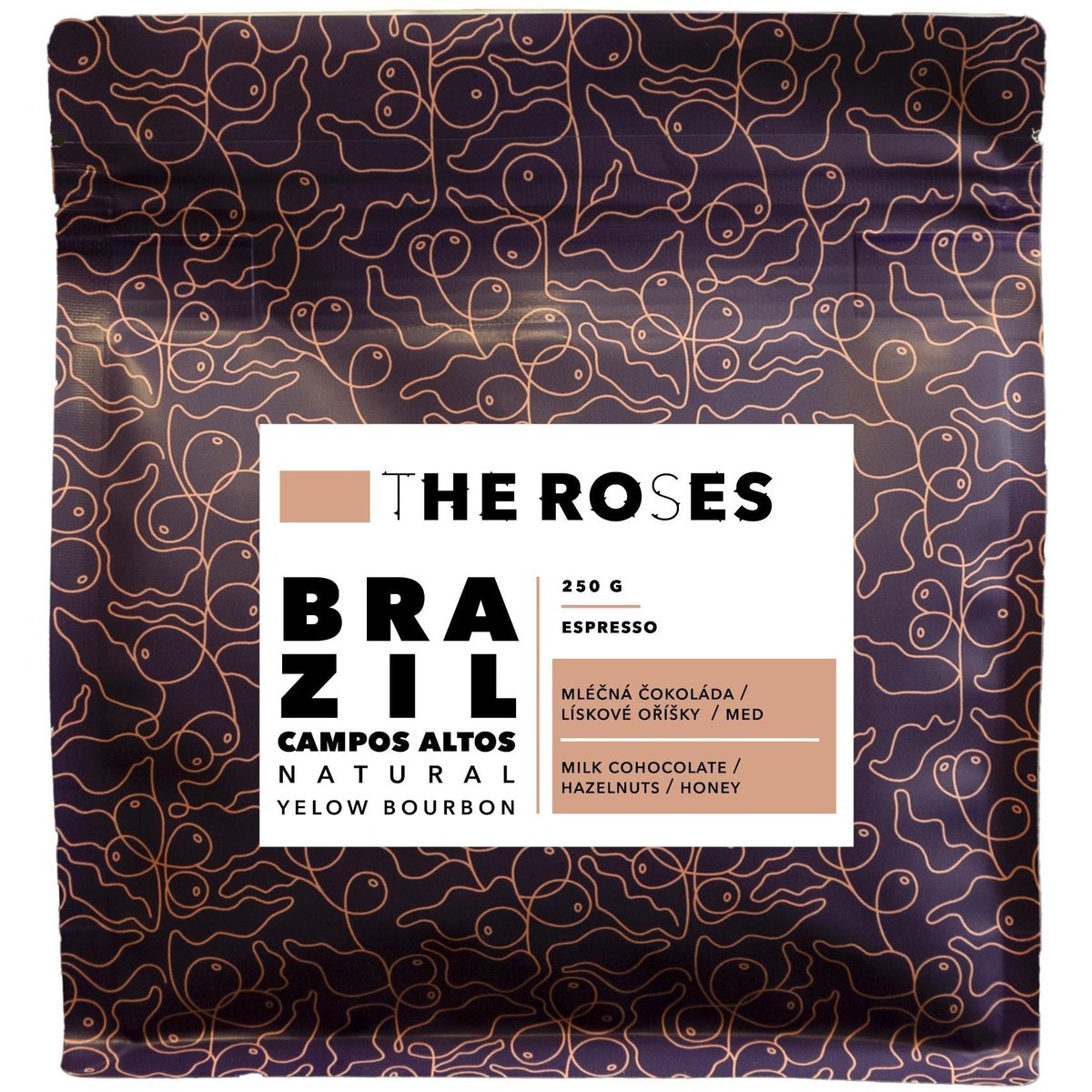 The Roses Brazílie Campos Altos Natural espresso zrnková káva