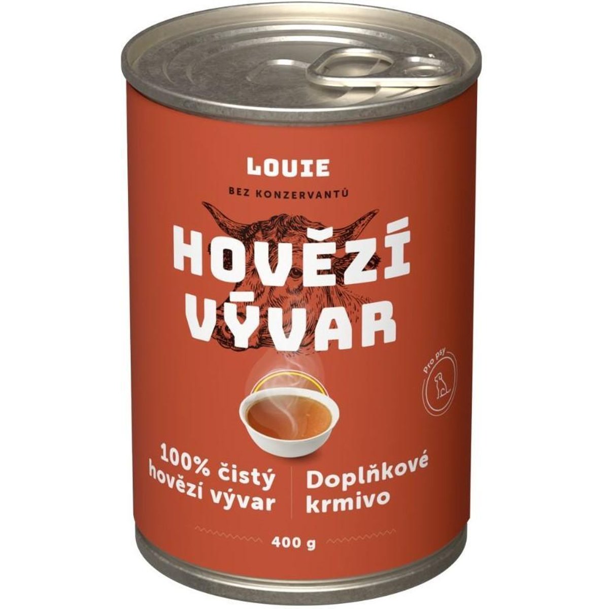 Louie Doplňkové krmivo hovězí vývar pro psy