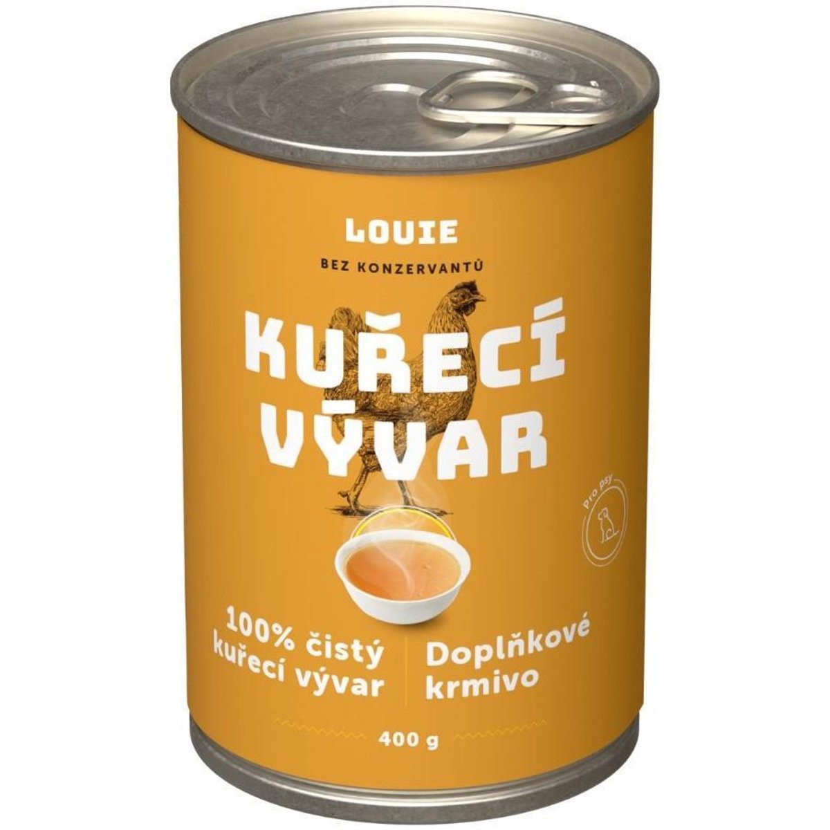 Louie Doplňkové krmivo kuřecí vývar pro psy