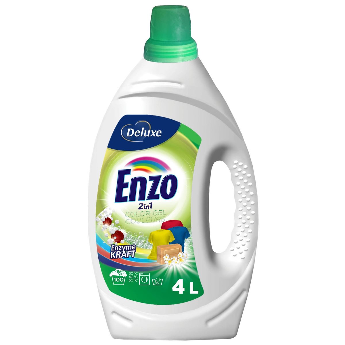 Enzo Deluxe Color prací gel 2v1 (4 l)